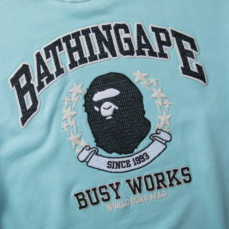 A Bathing Ape Ape Crewneck - Sax