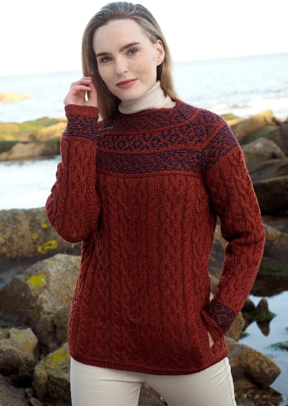 Aran Fairisle Sweater | Sienna