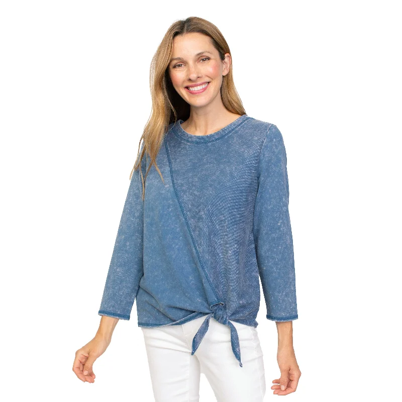 Habitat French Terry Chill Twist Pullover in Twilight - 69228 - Sizes M & XL