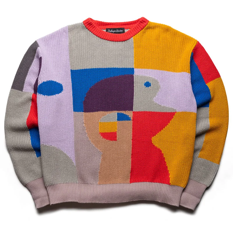 KidSuper Bauhaus Paint Palette Sweater - Multi