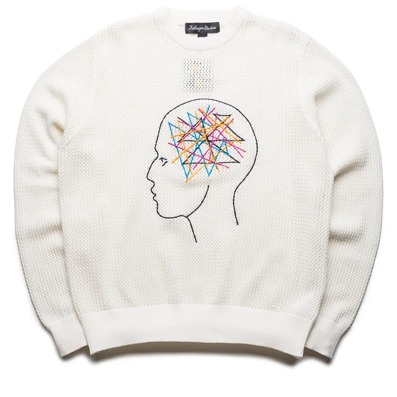 KidSuper Thoughts In My Head Sweater - Bone