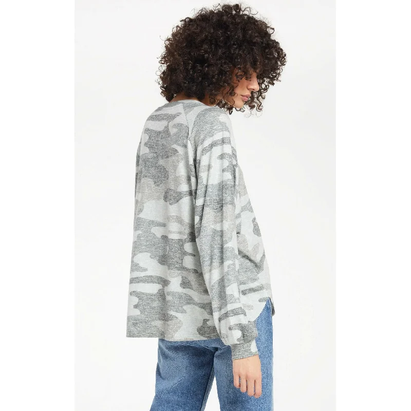 Plira Camo Sweater Slub