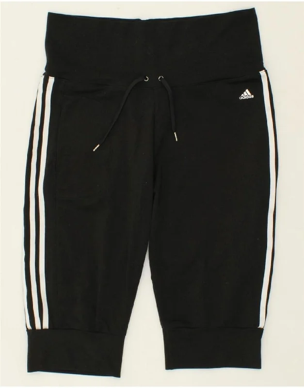 ADIDAS Womens Climacool Bermuda Sport Shorts UK 14 Large Black Polyester