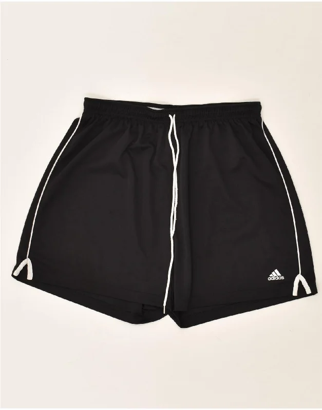 ADIDAS Womens Sport Shorts XL Black Polyester