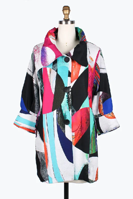 Damee Abstract swing jacket 4784-Mlt