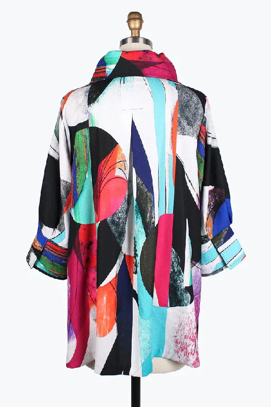 Damee Abstract swing jacket 4784-Mlt