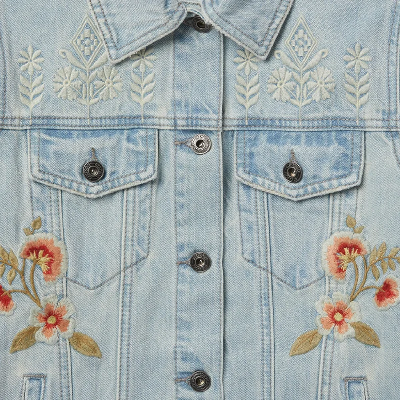 Embroidered Denim Jacket