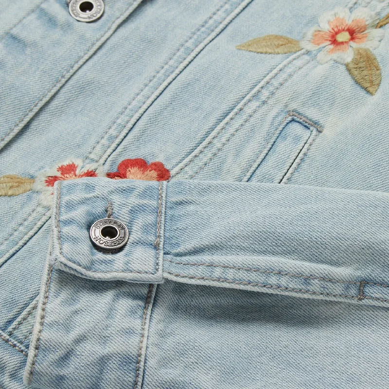 Embroidered Denim Jacket