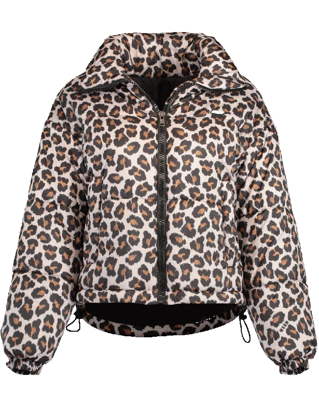 Giubbino Leopard Puffer Jacket