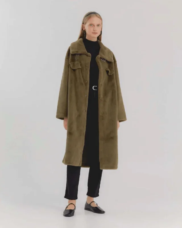 Molliolli Coco  shearling bonding coaty