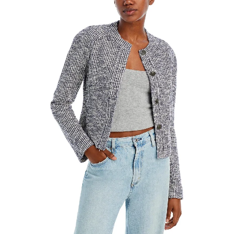 Rag & Bone Womens Textured Collarless Blazer