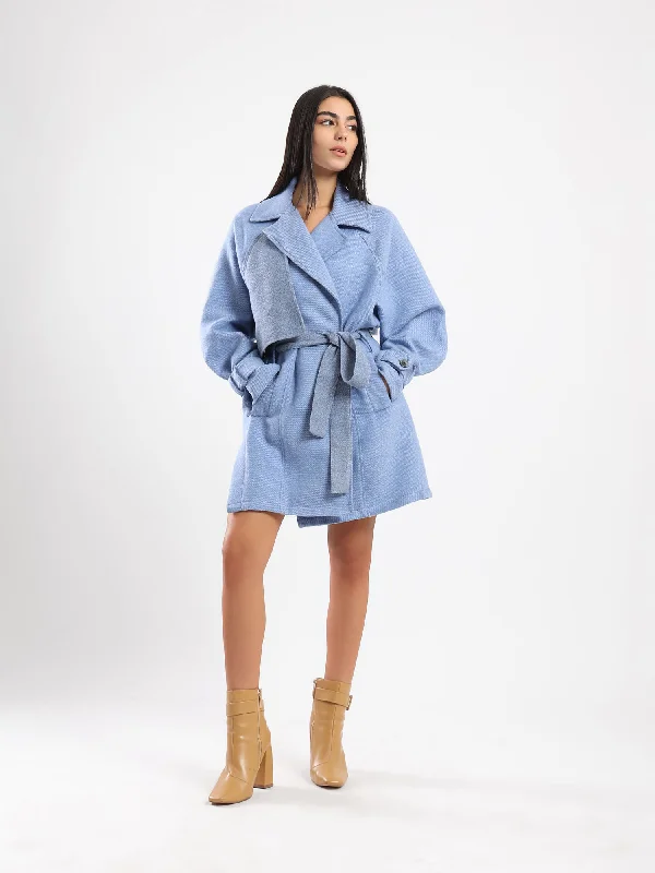 Twill Sophia Trench Coat - Kei Dress