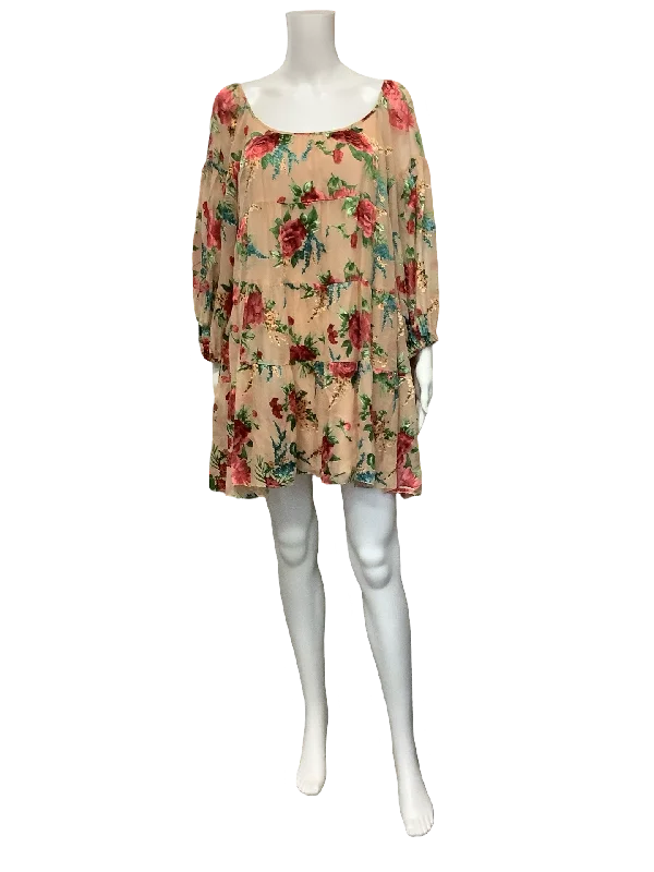 Alice+Olivia Dress Floral Print Mini Size S/P