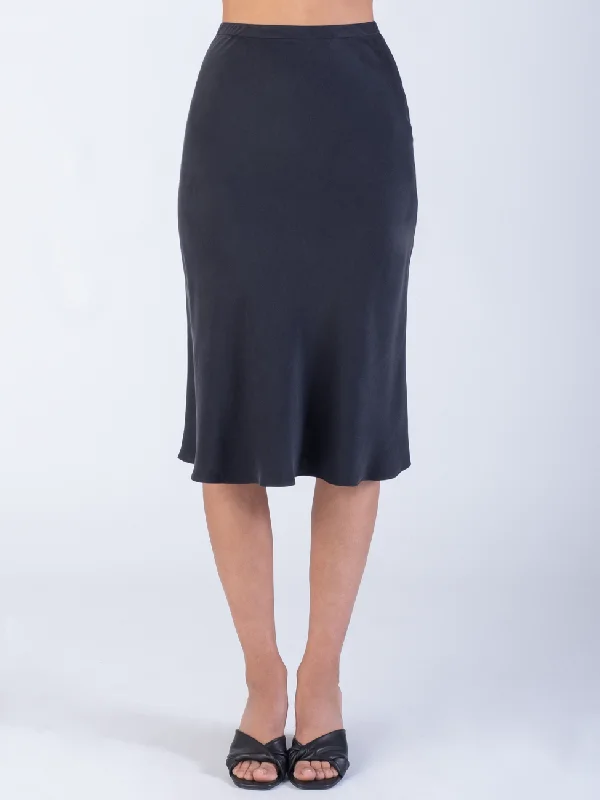 BIAS SILK SKIRT