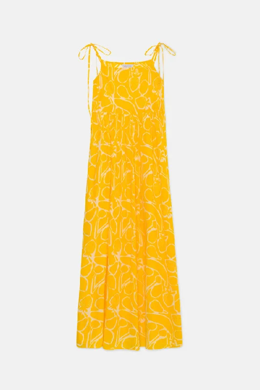 Compania Fantastica Maxi Dress with Adjustable Straps