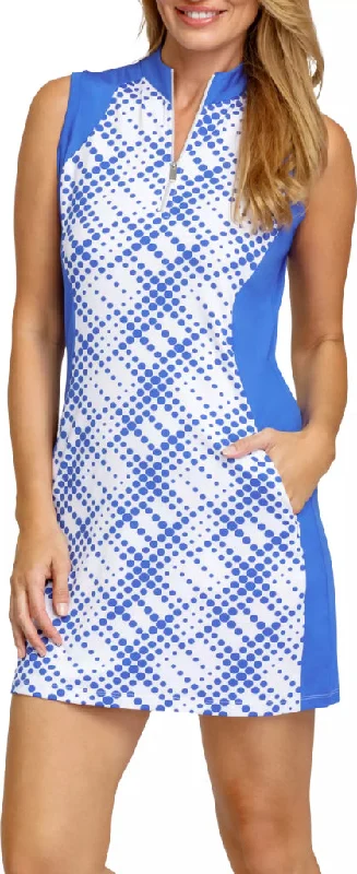 New Tail Activewear Wrenny Sleeveless Sweetheart Golf Dress - Lumination MSP$117