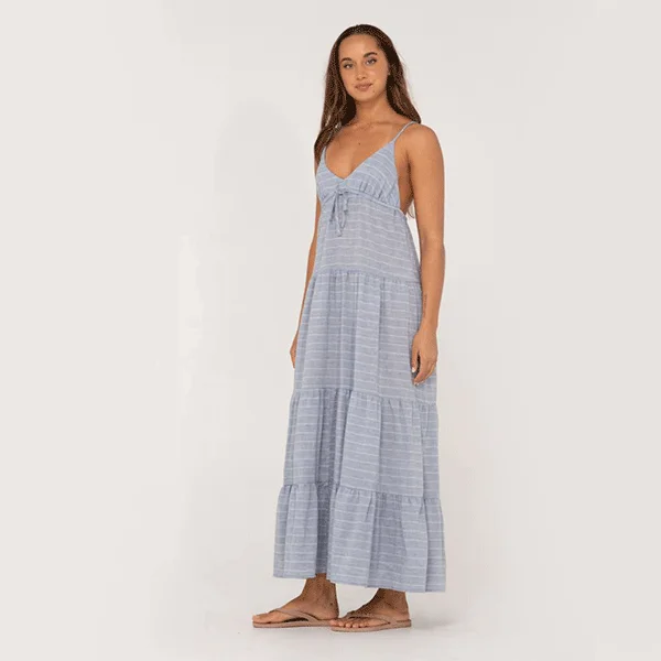 Rusty Siena Maxi Dress - Antarctic Blue