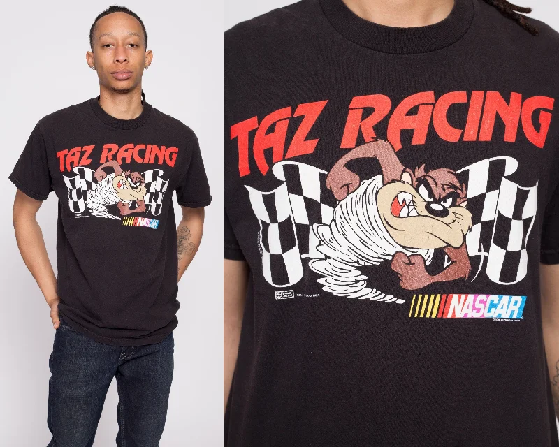 90s Tasmanian Devil NASCAR Racing T Shirt - Men's Medium