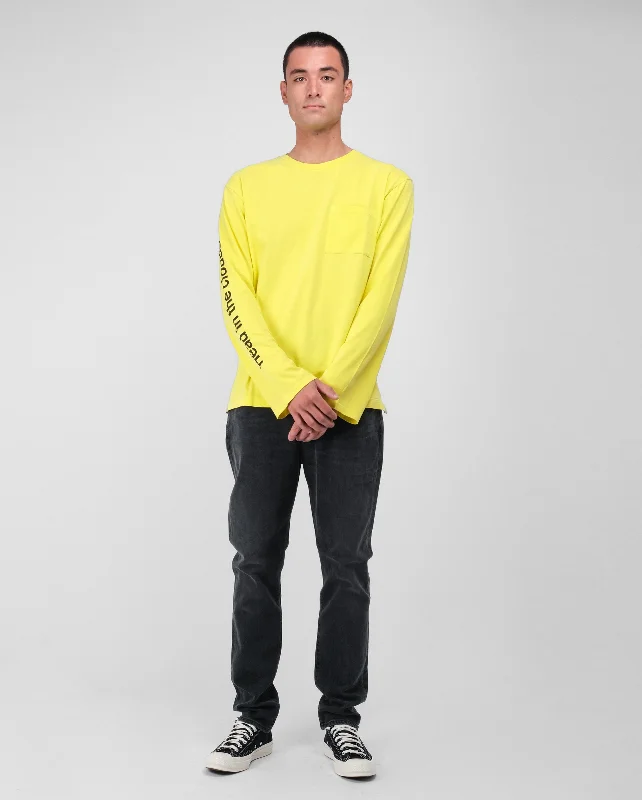 HEADS IN THE CLOUDS LONGSLEEVE / FADED ZITRONE YELLOW