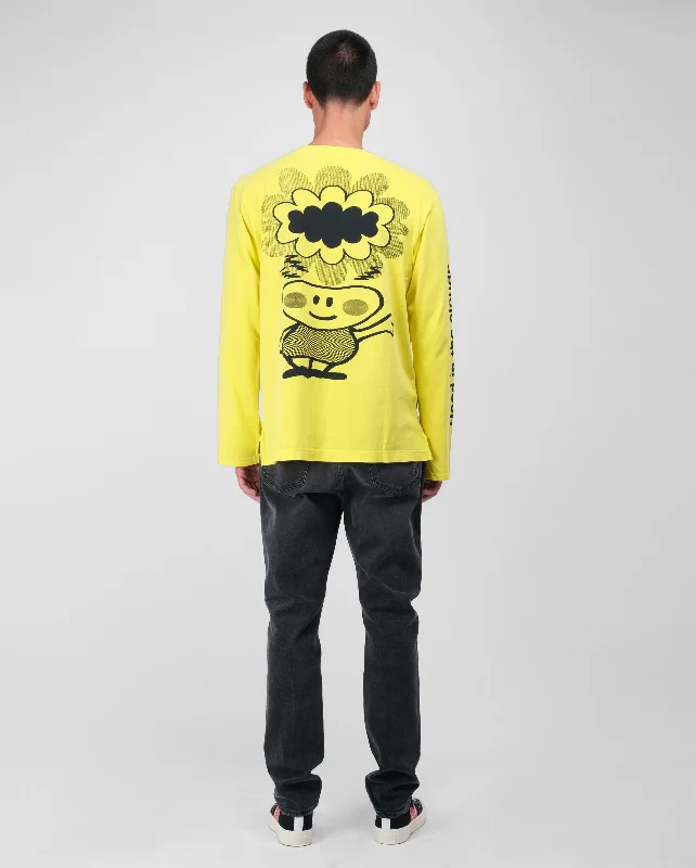 HEADS IN THE CLOUDS LONGSLEEVE / FADED ZITRONE YELLOW