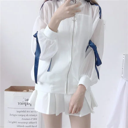 Ice silk chiffon sun protection jacket yv30986