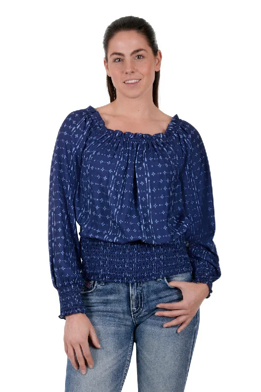 P3S2560776 Pure Western Women's Emma Blouse