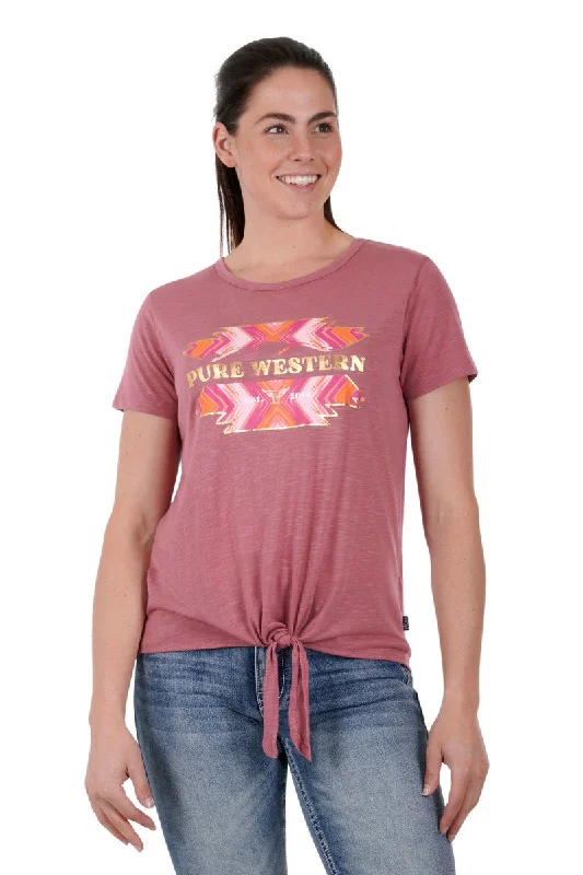 P3S2598688 Pure Western Women's Lylah SS Tee