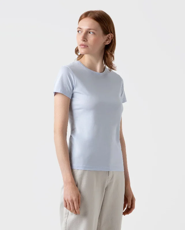 S/S CLASSIC CREW NECK T-SHIRT / PASTEL BLUE