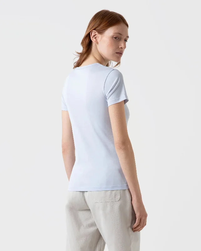 S/S CLASSIC CREW NECK T-SHIRT / PASTEL BLUE