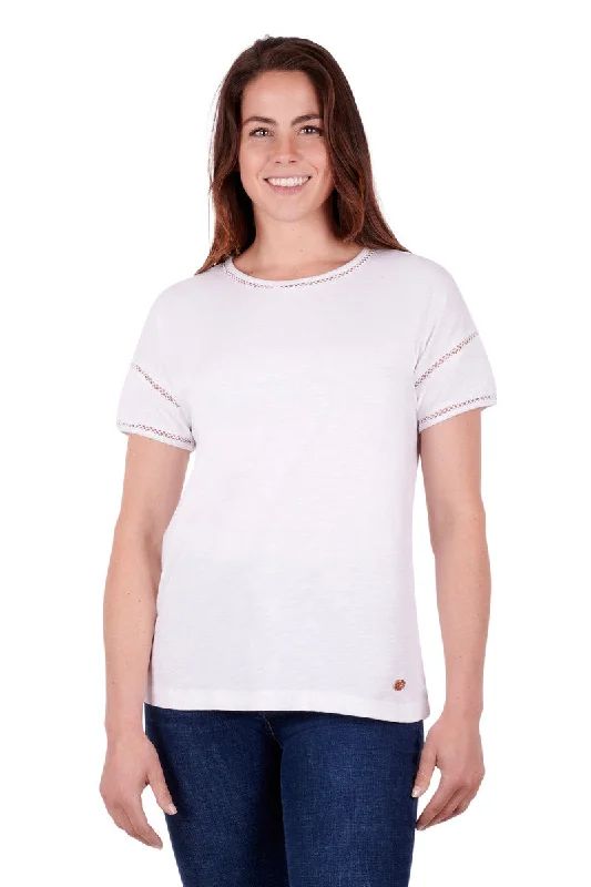 T3S2548054 Thomas Cook Women's Blake SS Tee White