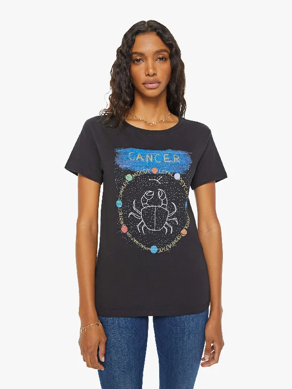 Unfortunate Portrait Cancer Zodiac Tee - Black