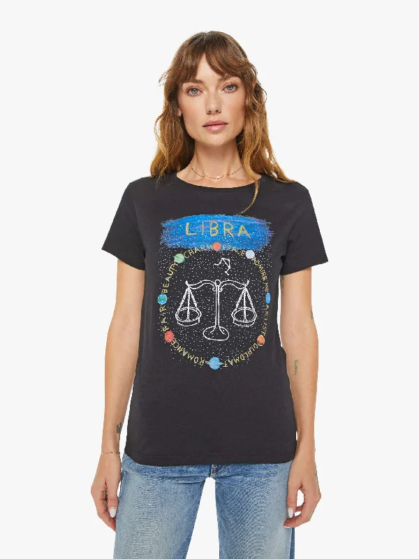 Unfortunate Portrait Libra Zodiac Tee - Black