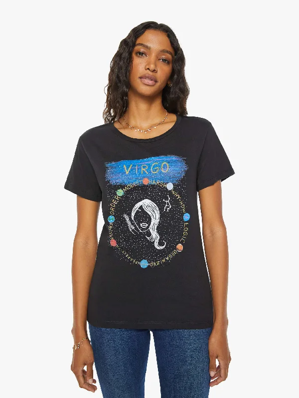 Unfortunate Portrait Virgo Zodiac Tee - Black