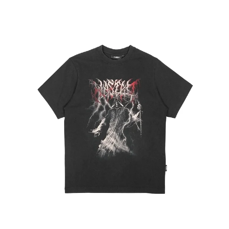 Wasted Paris Scythe T-Shirt - Faded Black