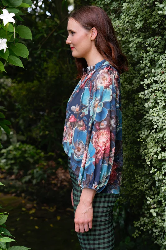 Dawn Blouse - Blue Bloom | SALE