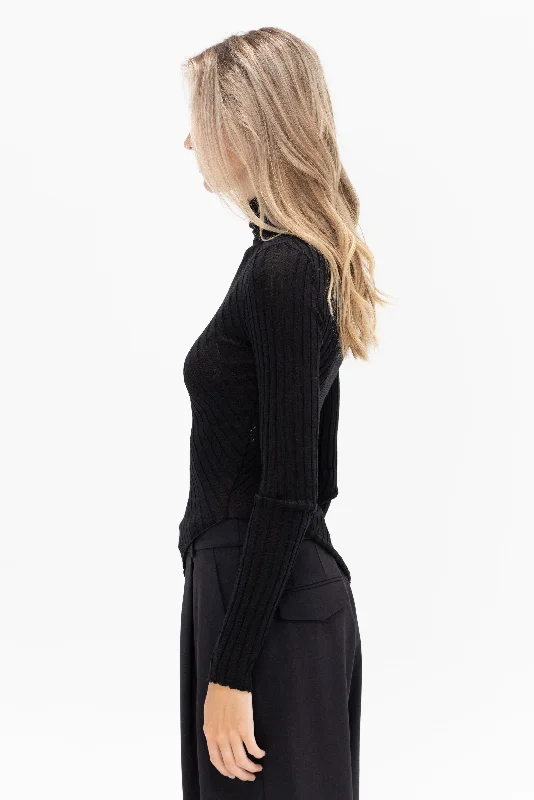 Knit Top, Black