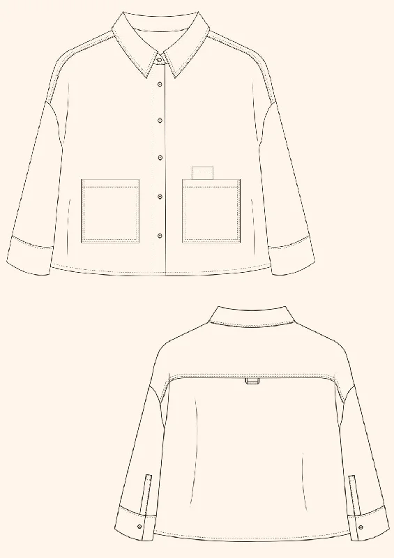 PDF Pattern - Over Shirt | The Modern Sewing Co.