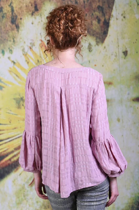 Poison Ivy Top - Dusky Pink