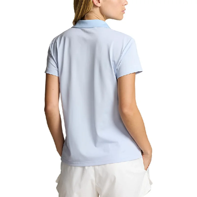 RLX Ralph Lauren Women's Tour Performance Golf Shirt - Oxford Blue