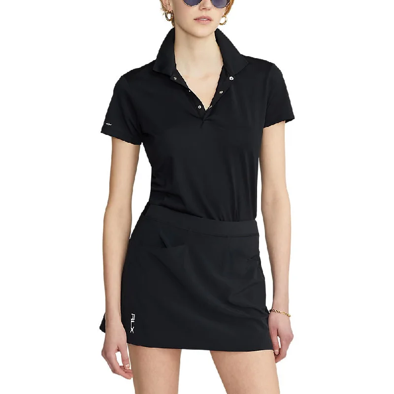 RLX Ralph Lauren Women's Tour Performance Golf Shirt - Polo Black