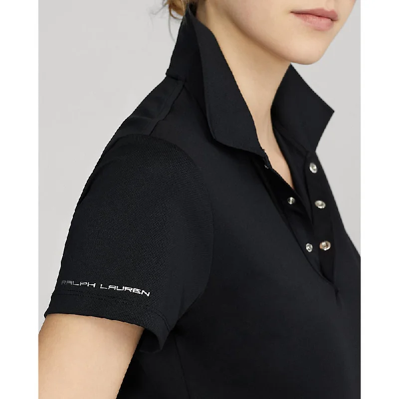 RLX Ralph Lauren Women's Tour Performance Golf Shirt - Polo Black