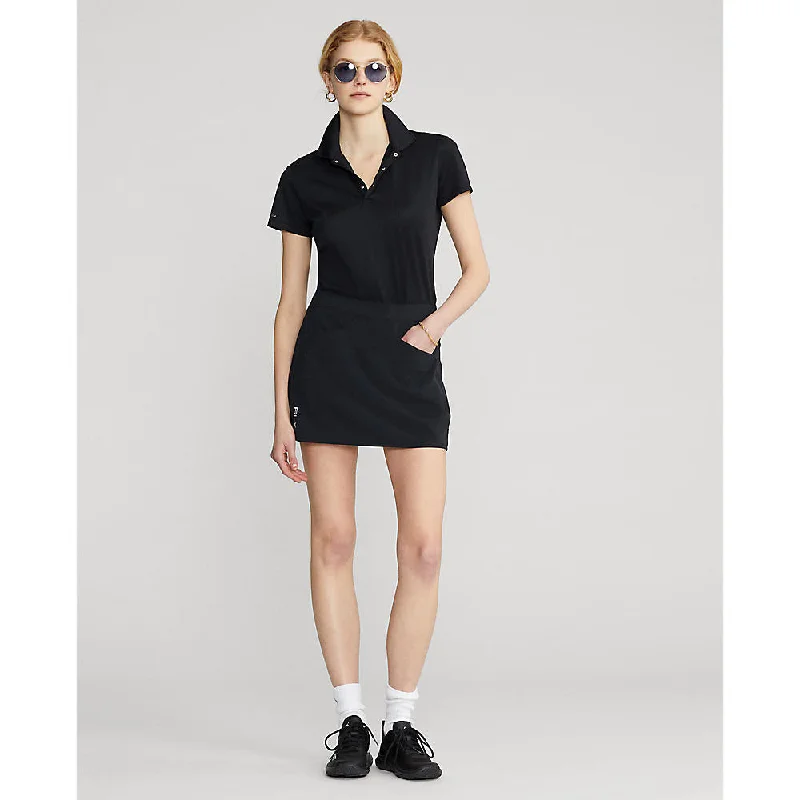 RLX Ralph Lauren Women's Tour Performance Golf Shirt - Polo Black