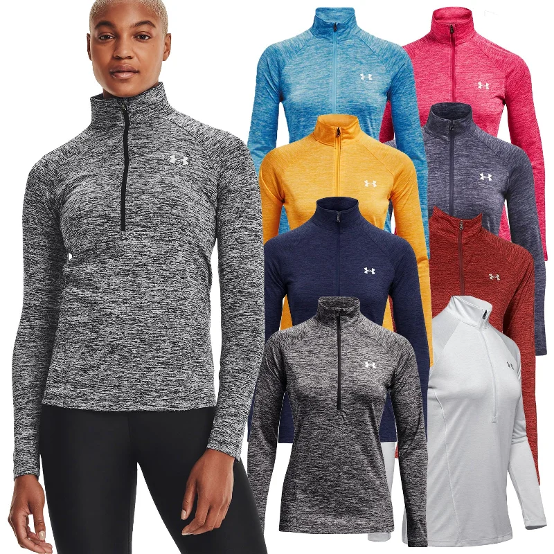 Under Armour Ladies Tech Half Zip Twist Top