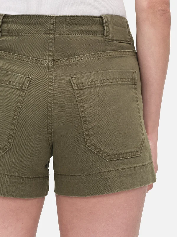 Clean Utility Short -- Washed Winter Moss