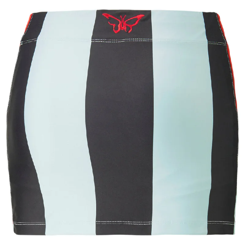 Lipa X Striped Mini Skirt