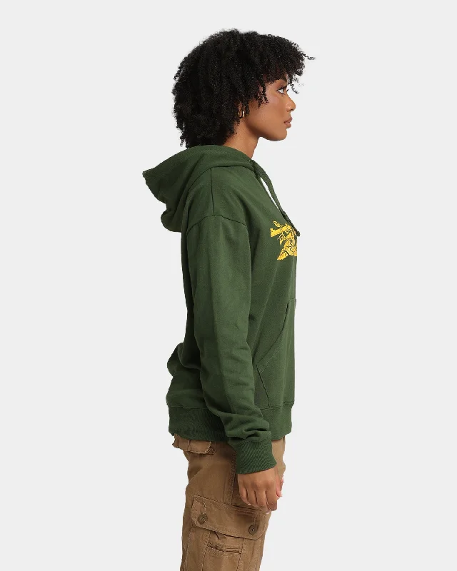 Guns N Roses Gun Logo Hoodie Forest Green