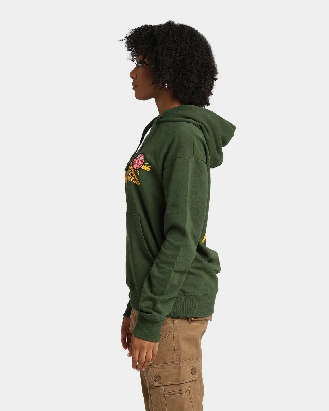 Guns N Roses Gun Logo Hoodie Forest Green