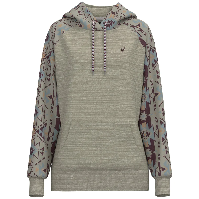 Hooey Ladies Hoody Brown w/Aztec