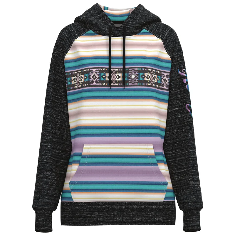 Hooey Ladies Hoody Serape/Black