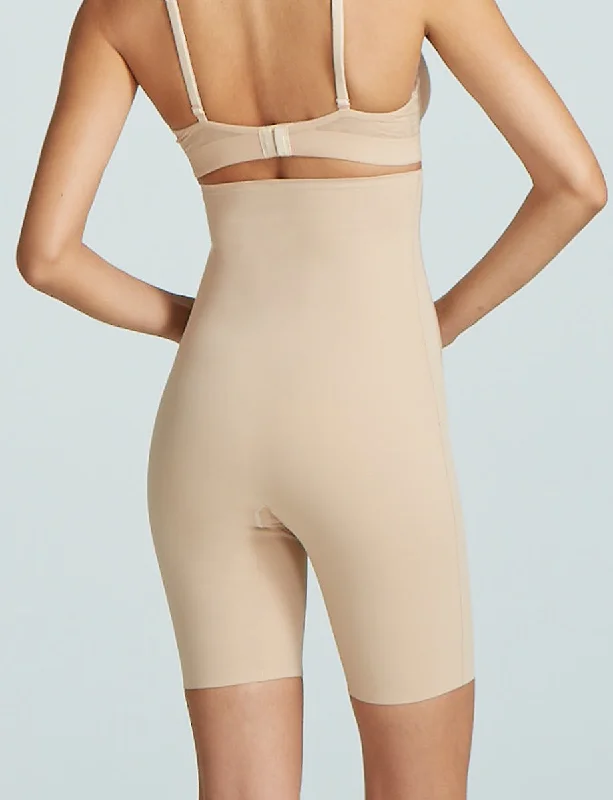 Commando Luxe Control High Waisted Short in Beige